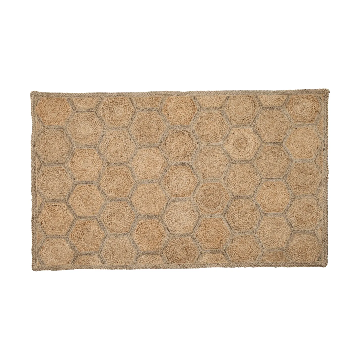 Dixie Elin Teppich Honey comb natural, 90x150 cm