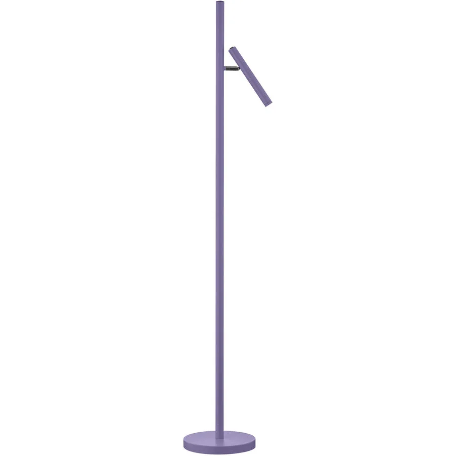 Stehlampe Streak Lila Metall 25 cm 134 cm - Farbe: Violett - LED - Lichtfarbe: Extra warmweiss - LED Energiesparlampen