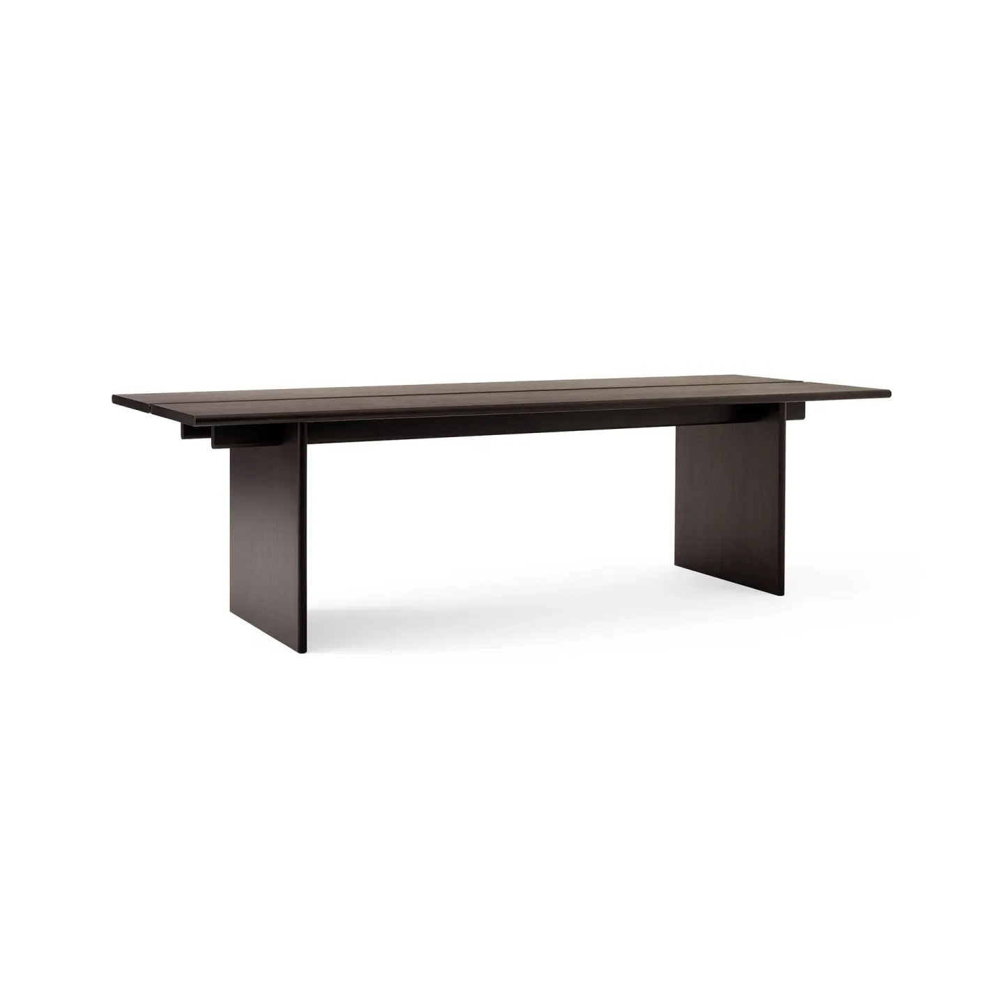 &Tradition Ita OS2 Esstisch mit Kabelmanagement 95x260 cm Dark stained oak