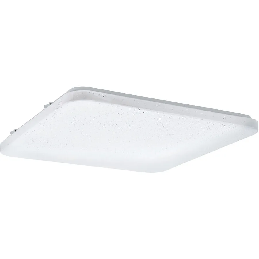 Eglo Deckenlampe Frania-S Transparent Stahl/Kunststoff 53 cm 7 cm - Farbe: glas - Material: Kunststoff/Stahl - LED - Lichtfarbe: Warmweiss