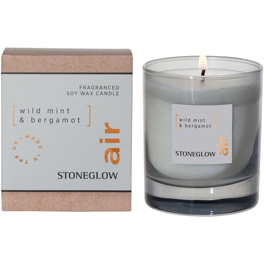 Stoneglow Duftkerze Elements Transparent Wachs/Glas 7.5 cm - Material: Glas/Wachs