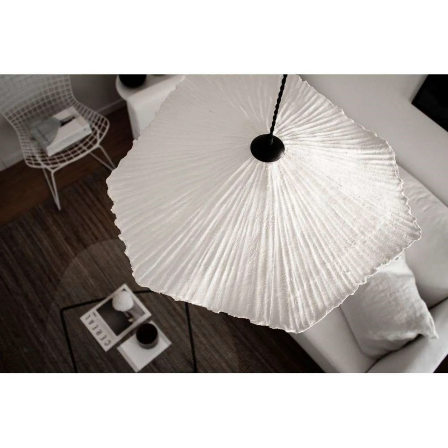 Tropez 60 Pendelleuchte Nature - Globen Lighting - Esszimmer - Papier / Karton