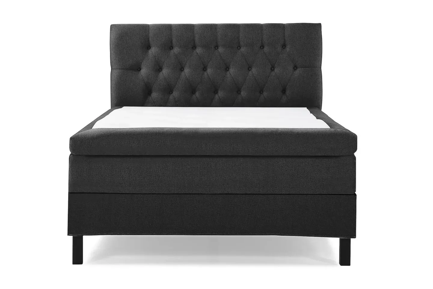 Lucky Kontinentalsäng 140x200Polyeter - Svart/Grå