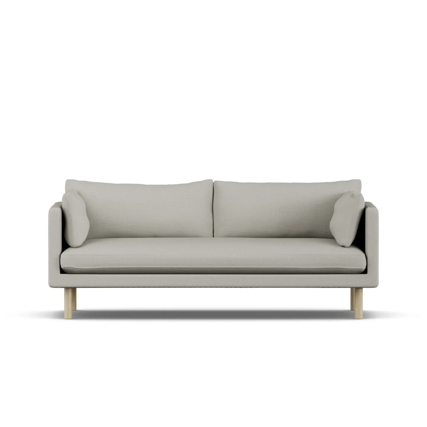 1898 Linnevik Sofa Same Grey 6673-Eiche weiß geölt, 3-sitzig