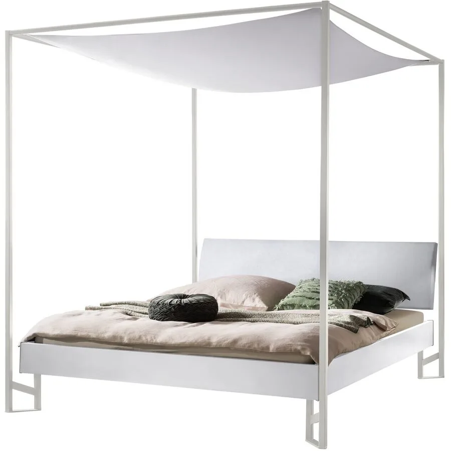 Hasena Himmelbett Migos weiss MDF 160 x 200 cm