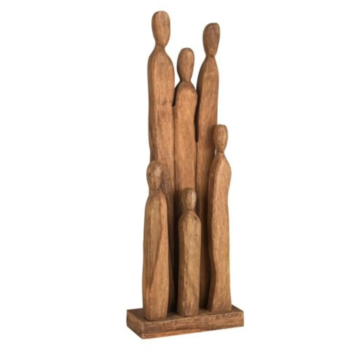 Decofinder Figur Menschengruppe, Mangoholz | Schubiger Möbel