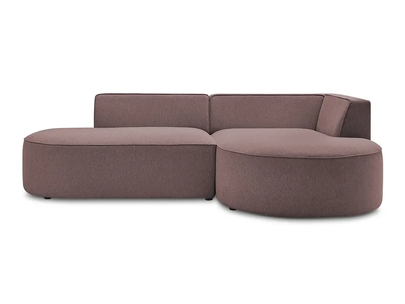 Ecksofa BOBOCHIC ROUSSEAU Stoff chiniert rosa