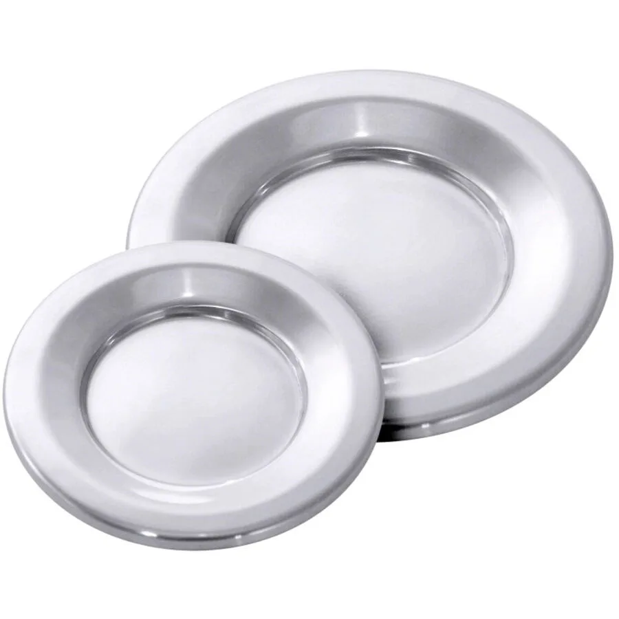 Untersetzer Contacto Bander Silber Edelstahl 14 cm