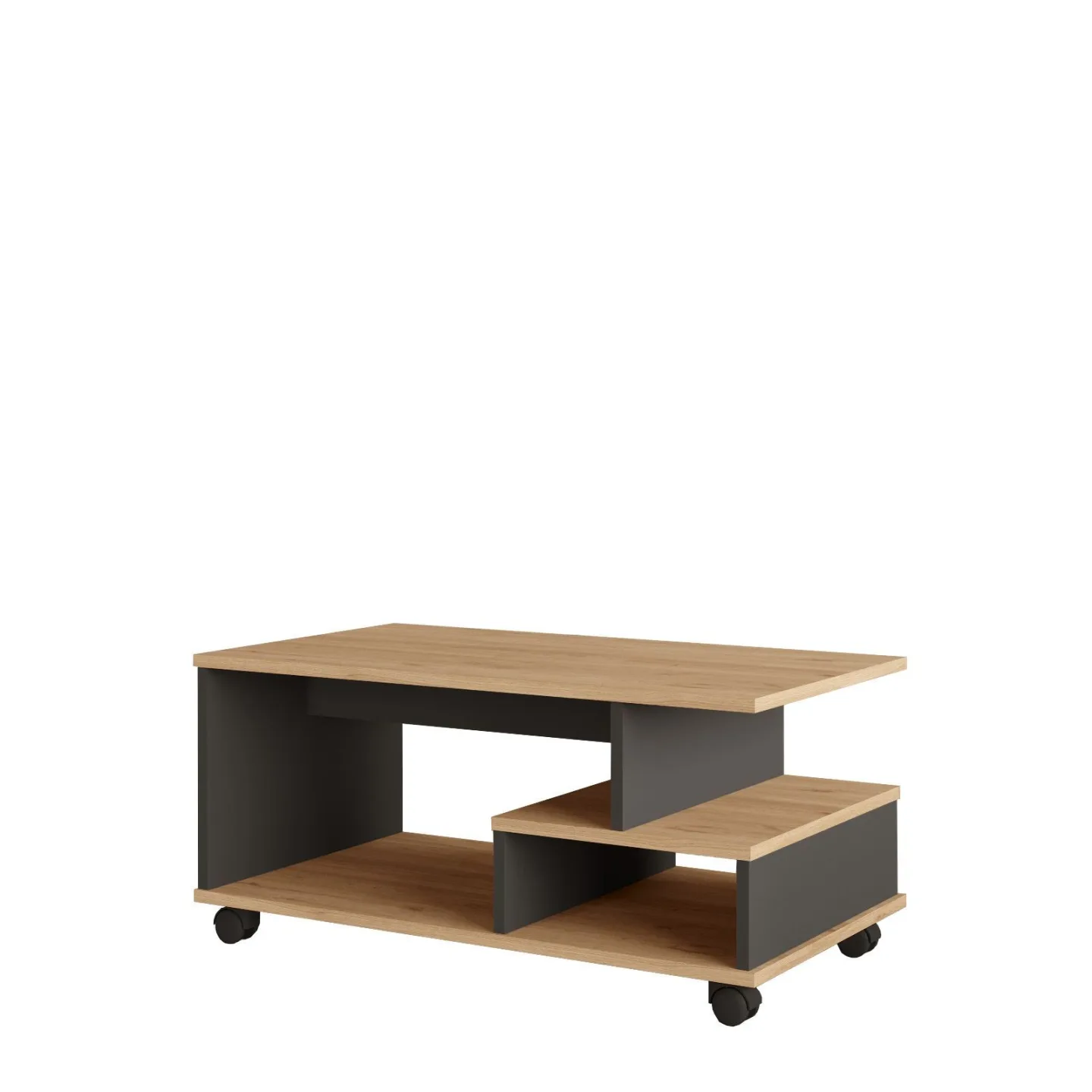 Solven Soffbord 90x42,5x51 cm - Ek och antracit