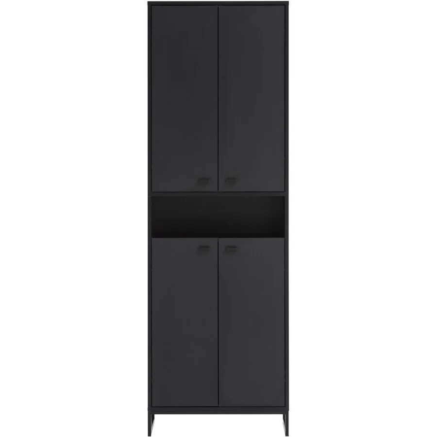Schuhschrank Janine Schwarz Holzwerkstoff 60.2 cm 185.5 cm