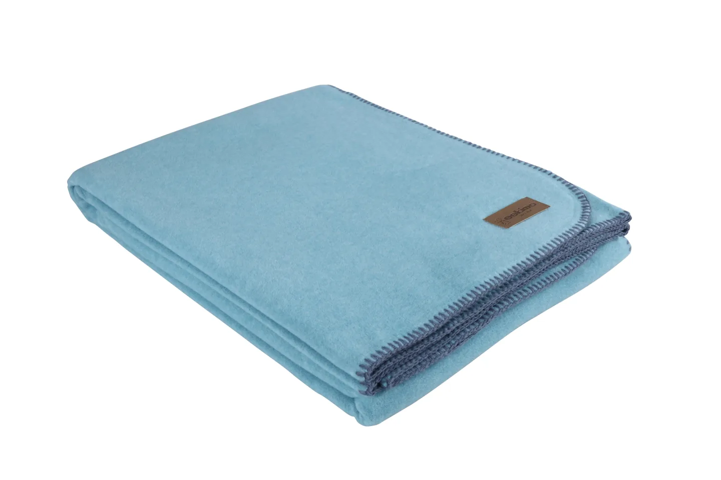 Eskitex AG Plaid Edelvelours 150x200 cm Blau | Schubiger Möbel
