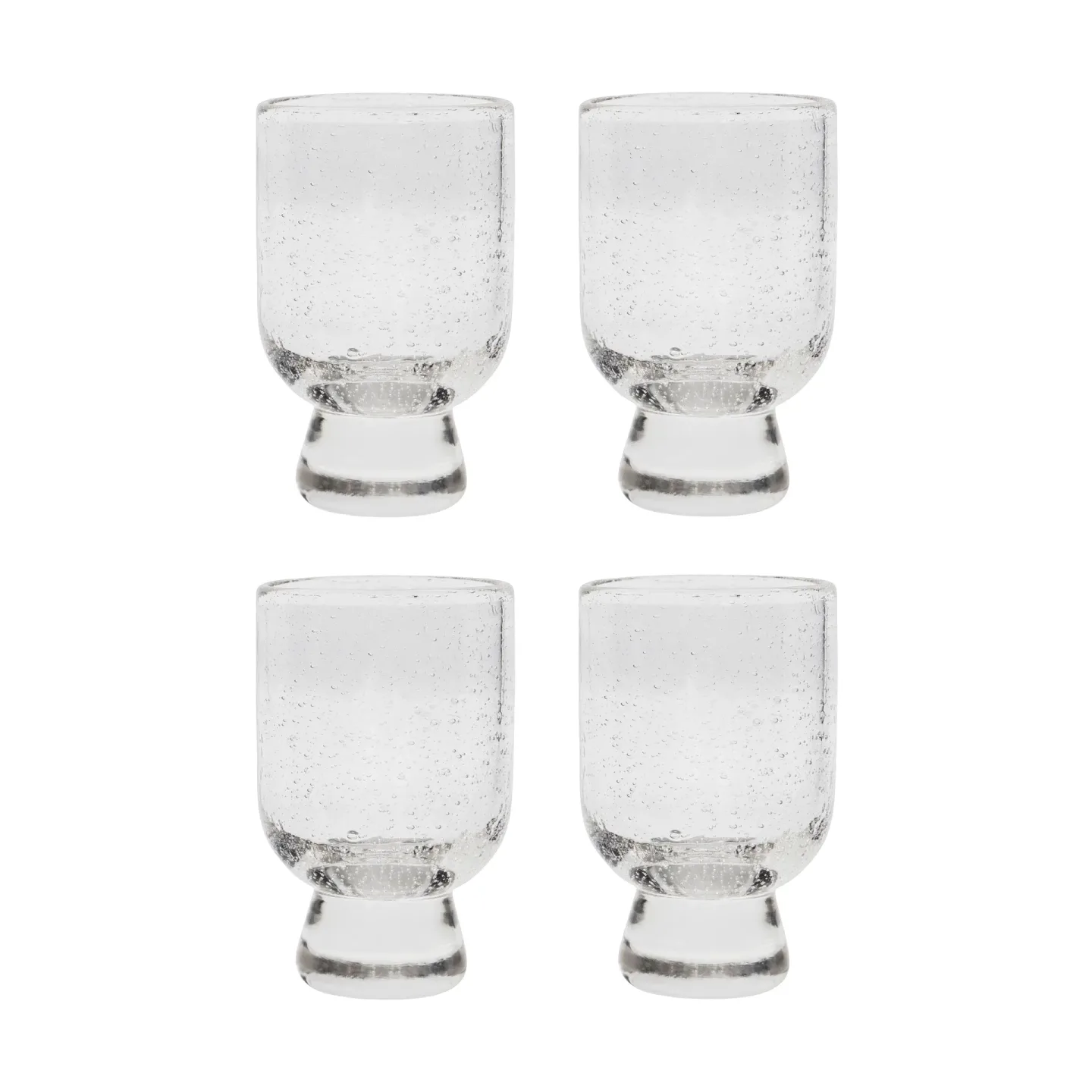 House Doctor Rich Glas auf Fuß 23 cl 4-pack Klar
