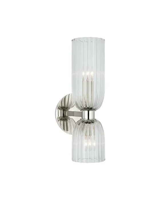 Asalea 16" Double Bath Sconce Polished Nickel