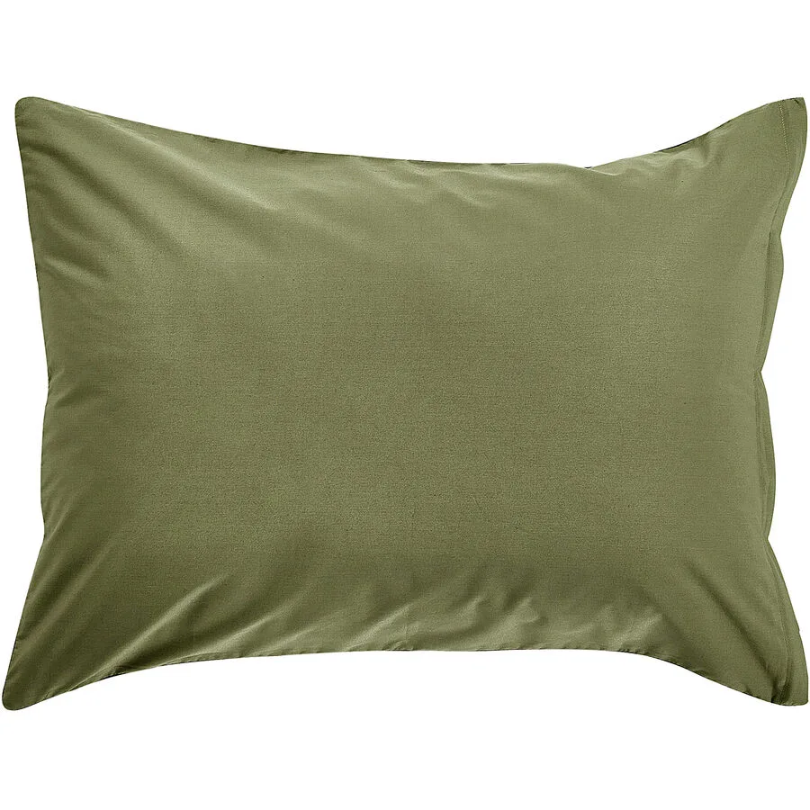 Kissenbezug Kos Grün Satin 65 cm 100 cm