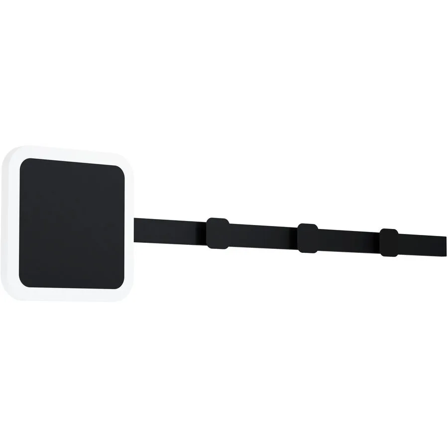 Eglo Wandlampe Cartignano Schwarz Stahl 18 cm - LED - Lichtfarbe: Warmweiss - LED Energiesparlampen