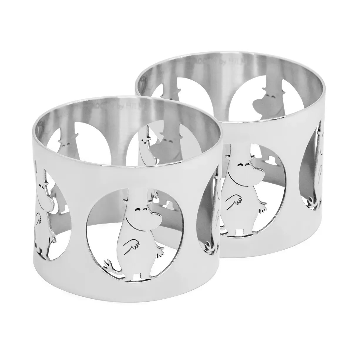 Hilke Collection Hilke X Mumin Serviettenringe Moominpappa 2er-Pack Messing