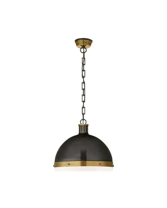 Extra Hicks Pendant Bronze & Antique Brass Large