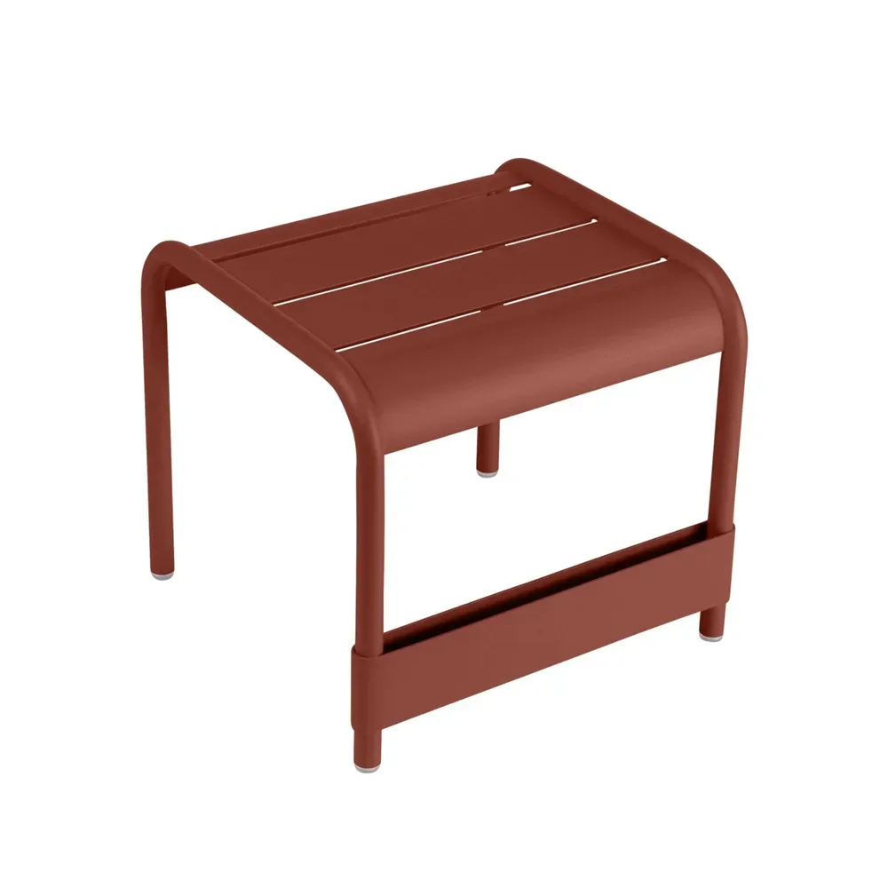 Fermob Luxembourg bord/fotpall Red ochre (röd), small