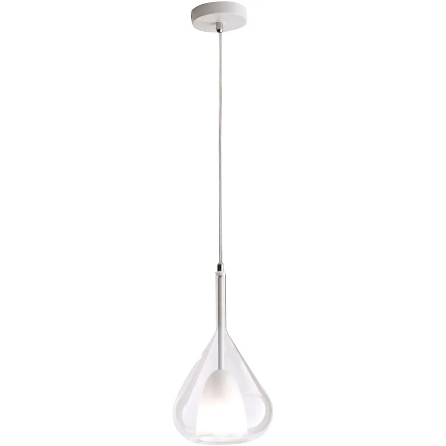 Pendellampe Lyras Weiss Metall 200 cm
