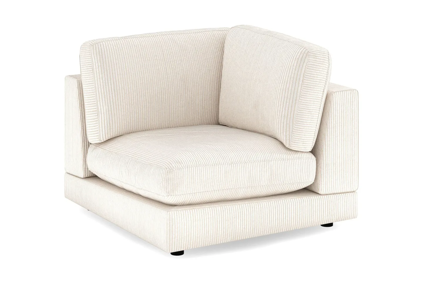Arken 1-sits Hörnmodul i Manchester - Beige