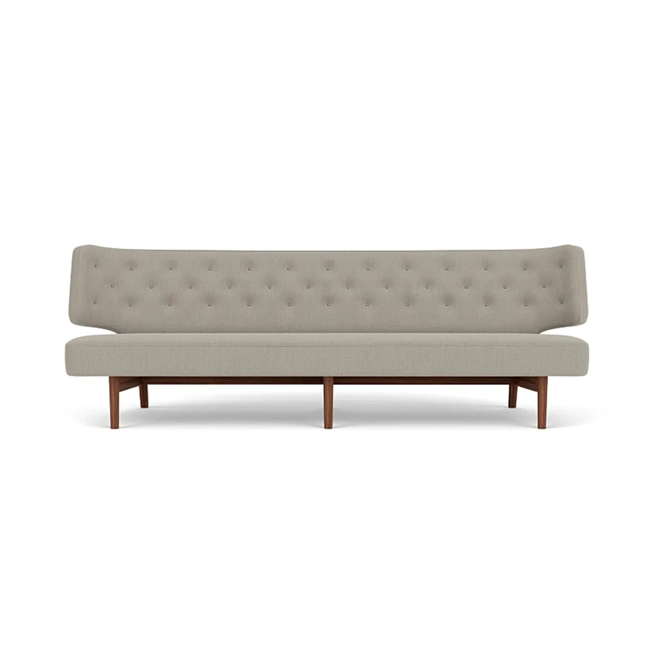 Audo Copenhagen Radiohus soffa Re-wool 0218-valnöt, 3-sits