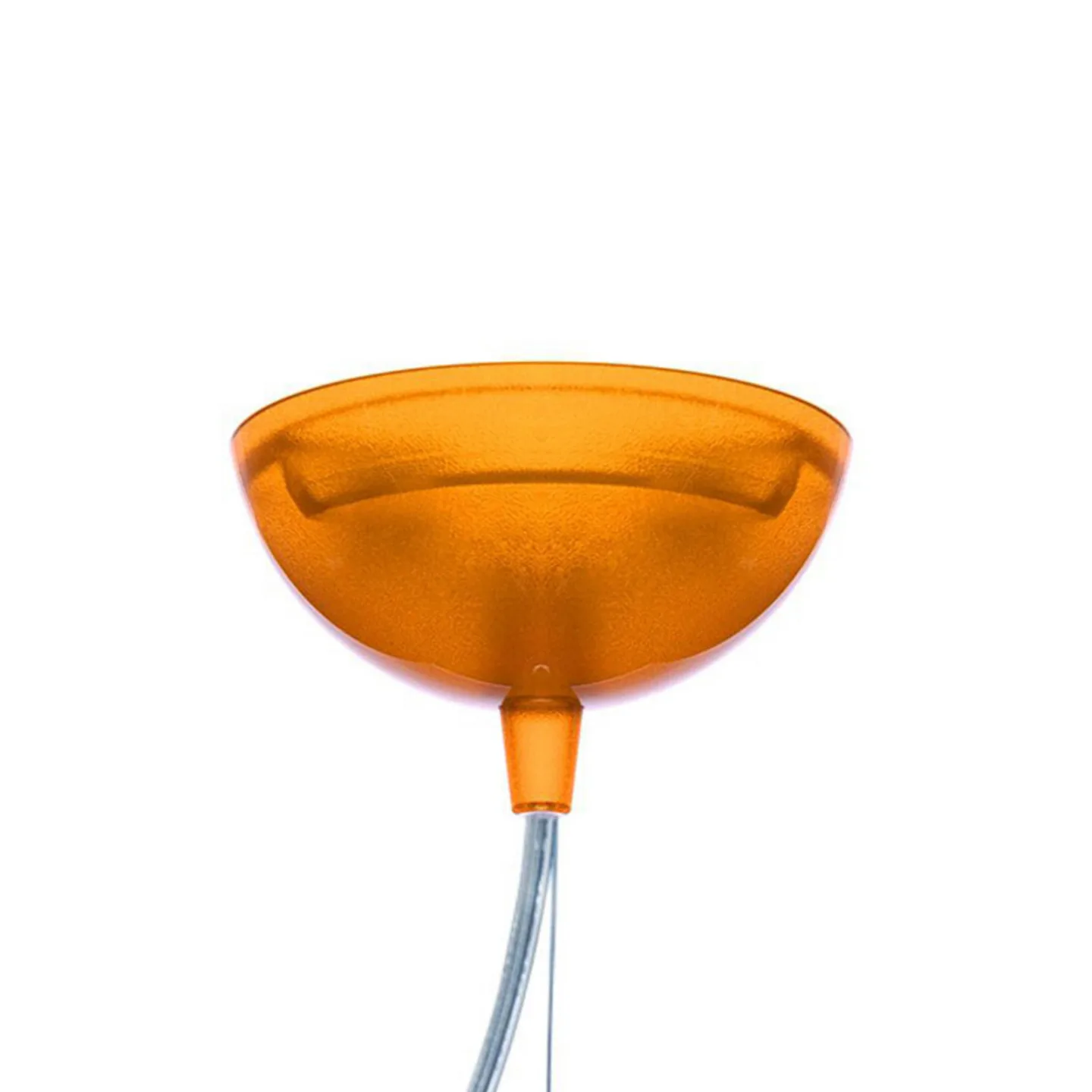 Small FL/Y Pendelleuchte Orange - Kartell - Wohnzimmer - Design - Kunststoff - Einflammig