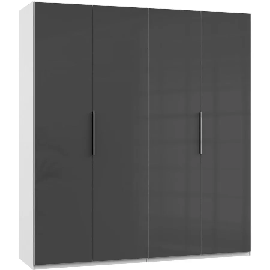 Kleiderschrank Sanko grau Holzwerkstoff B 200 cm
