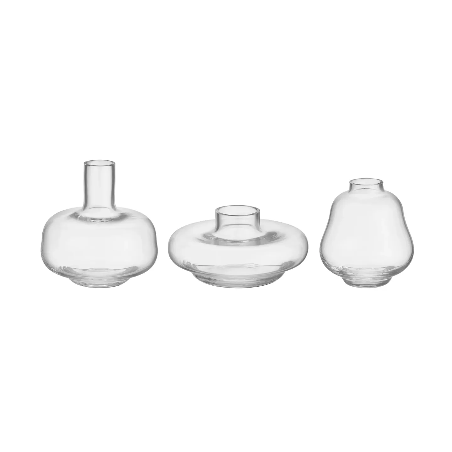 Kosta Boda Kappa Vase 3er Set Klar