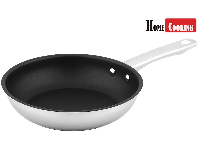 HOME COOKING Bratpfanne JOSIE Ø20cm stahl rostfrei silber