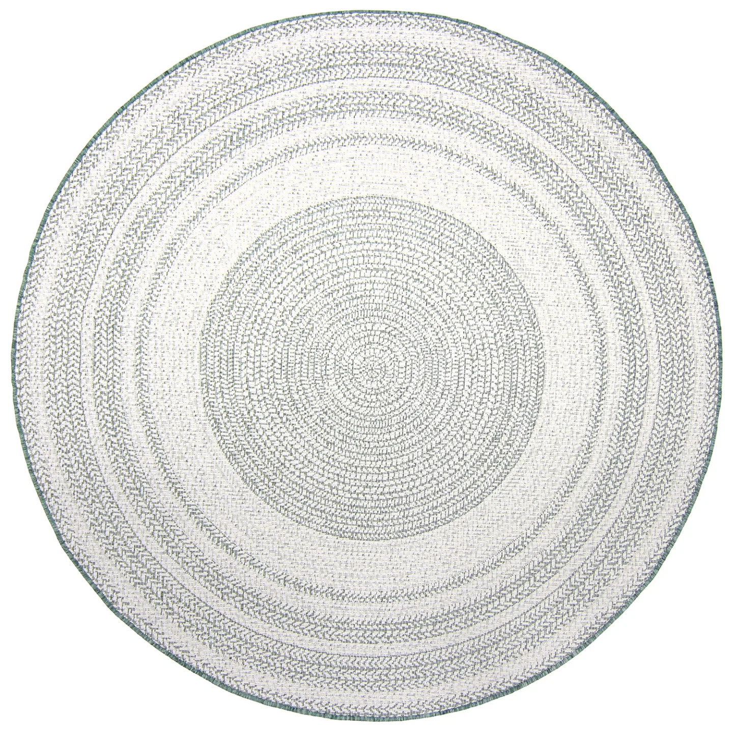 Runde tepper - Indoor/Outdoor Angus (grønn) (Størrelse: Ø 240 cm)