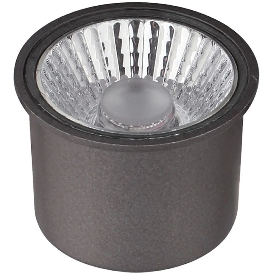 Einbaustrahler Gion Schwarz 5 cm 3.6 cm - Material: Acrylglas - LED - LED Energiesparlampen