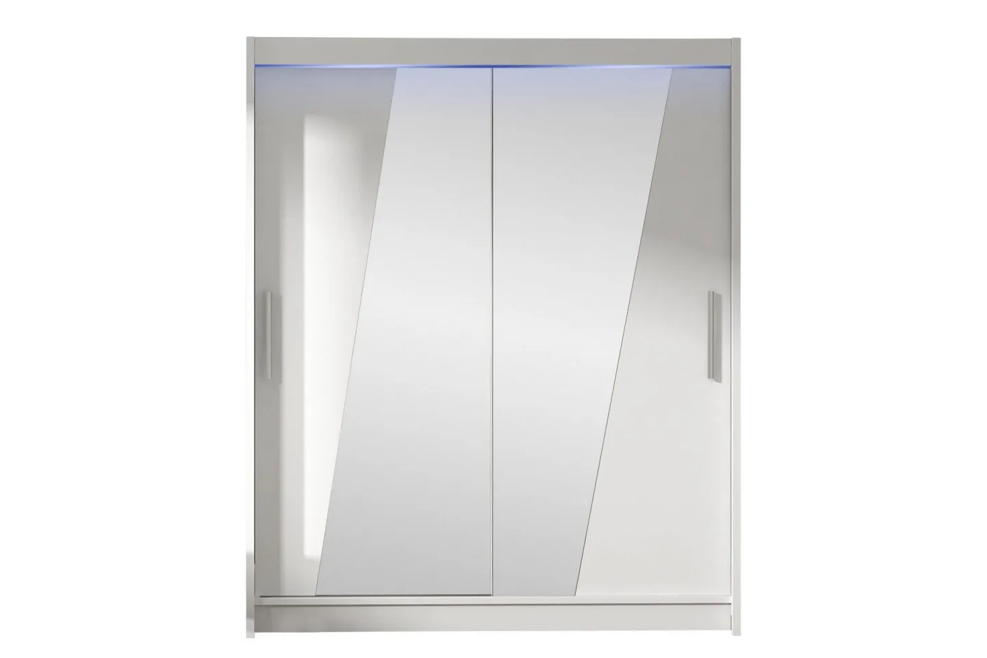 Bay Garderob m. Spegel 150x200 cm - Vit