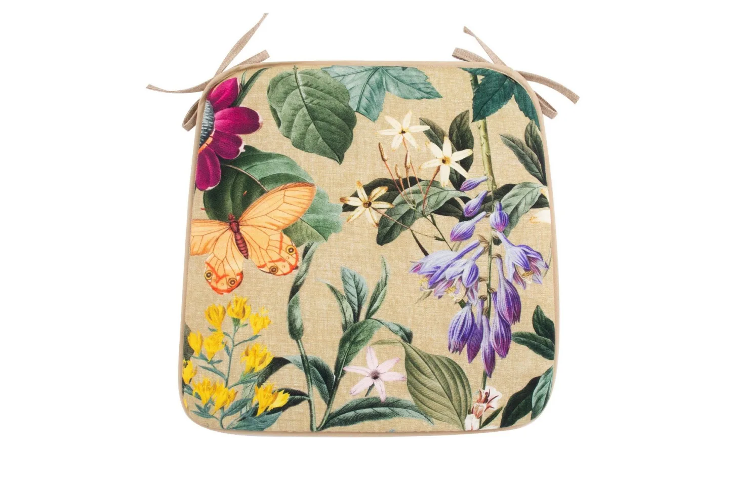 Amazonia Sittdyna 39x39 cm Beige Blommig -