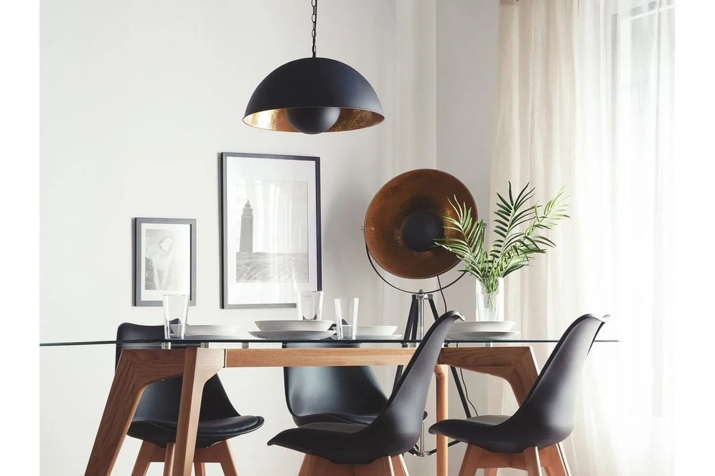 Thames Ii Taklampa 50 cm - Svart