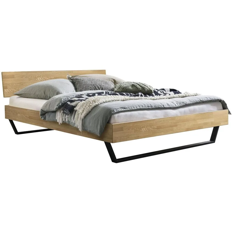 Hasena Bett Flavia eiche Eiche Massivholz 160 x 200 cm