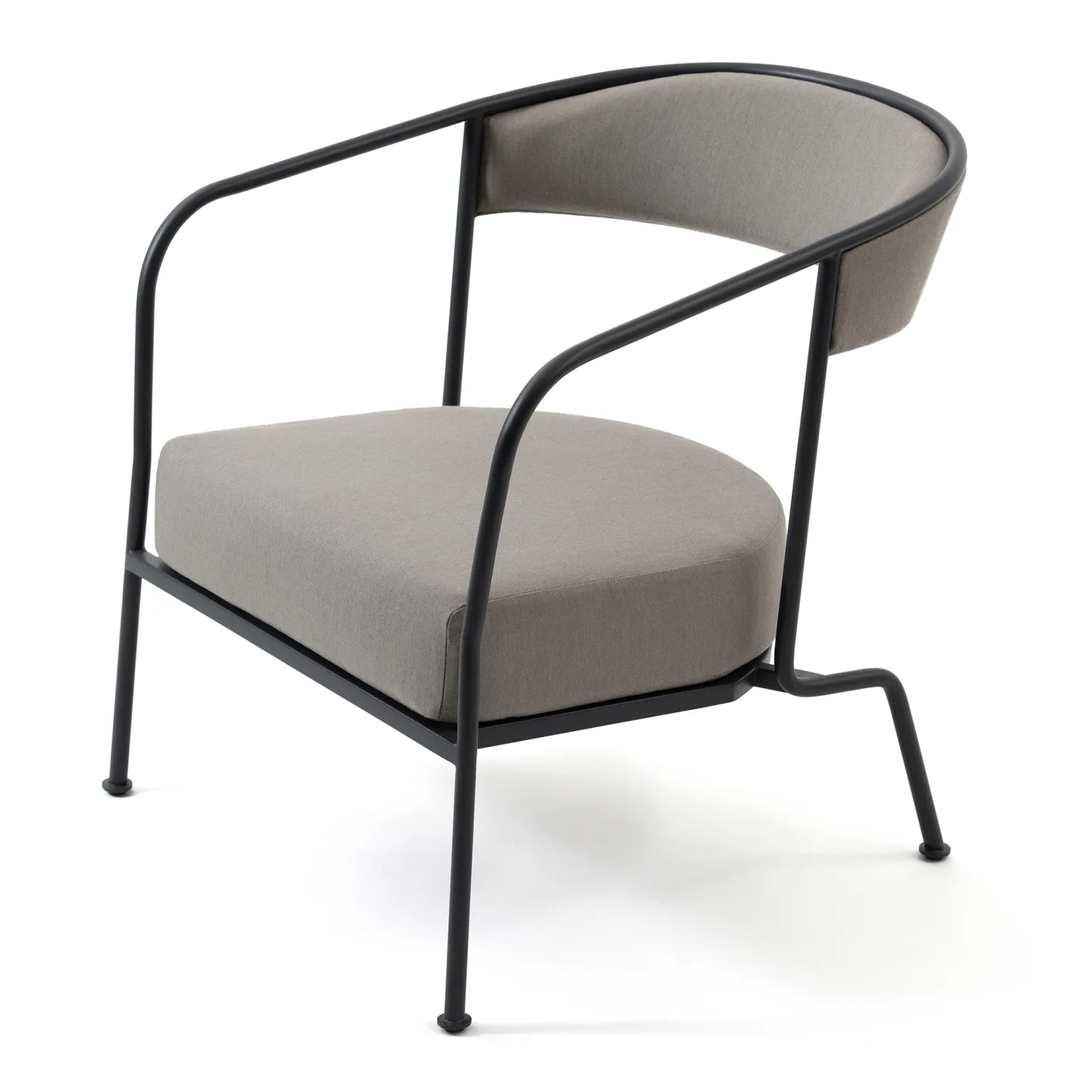 Skargaarden - Arholma Lounge Chair - Fåtöljer utomhus - Alexander Lervik - Grå - Metall/Textilmaterial