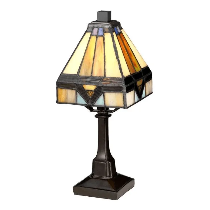 Elstead Lighting - Holmes 30cm - Tiffany lampor - Flerfärgad
