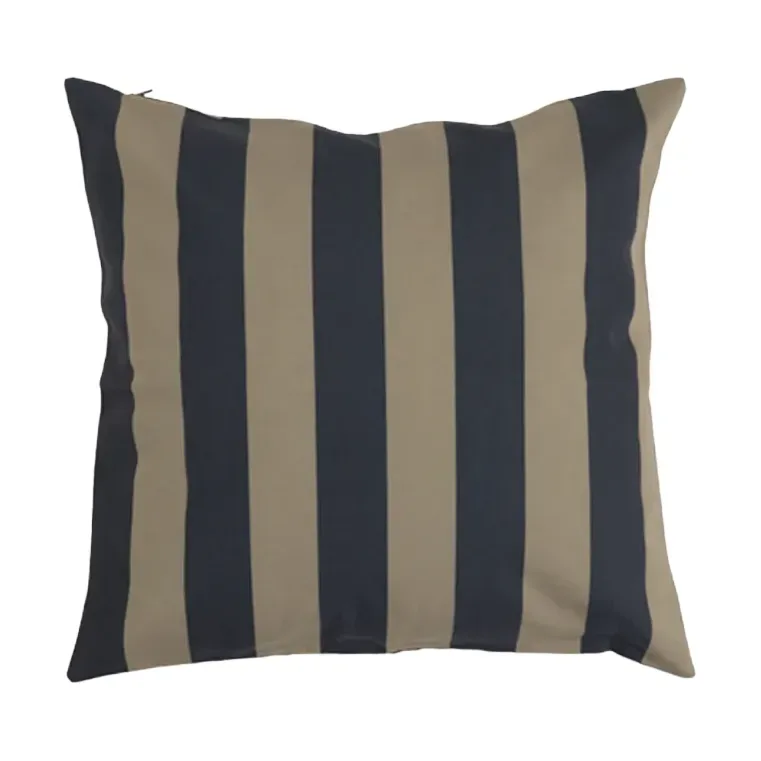 Garden Glory Garden Glory randig kudde Svart-beige, 50x50 cm