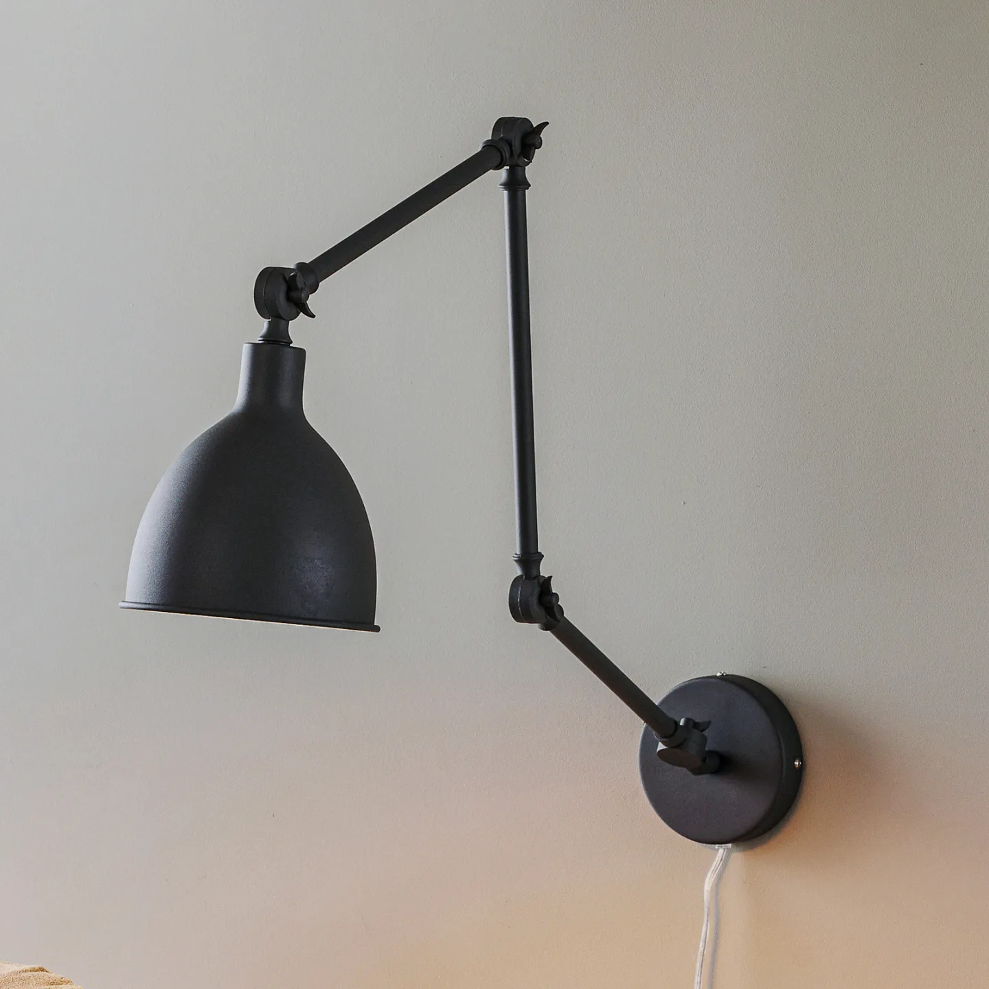 Bazar Vegglampe Grey - By Rydéns - Stue - Skandinavisk - Metall