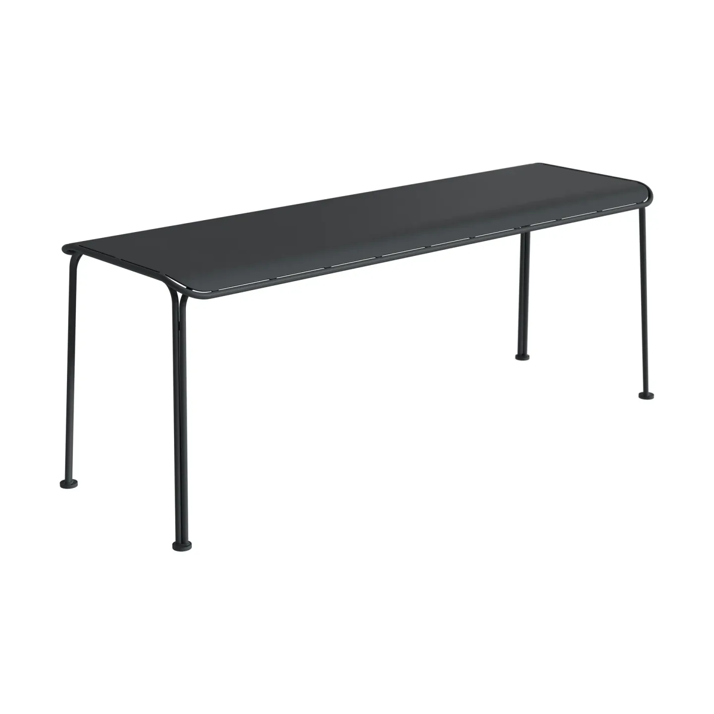 Grythyttan Stålmöbler Libelle bänk Graphite gray, 120 cm