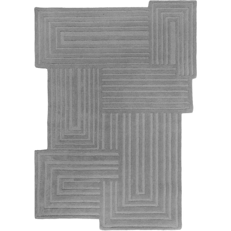 Teppich Djaks natur Symmetrie Wolle 200 x 290 cm