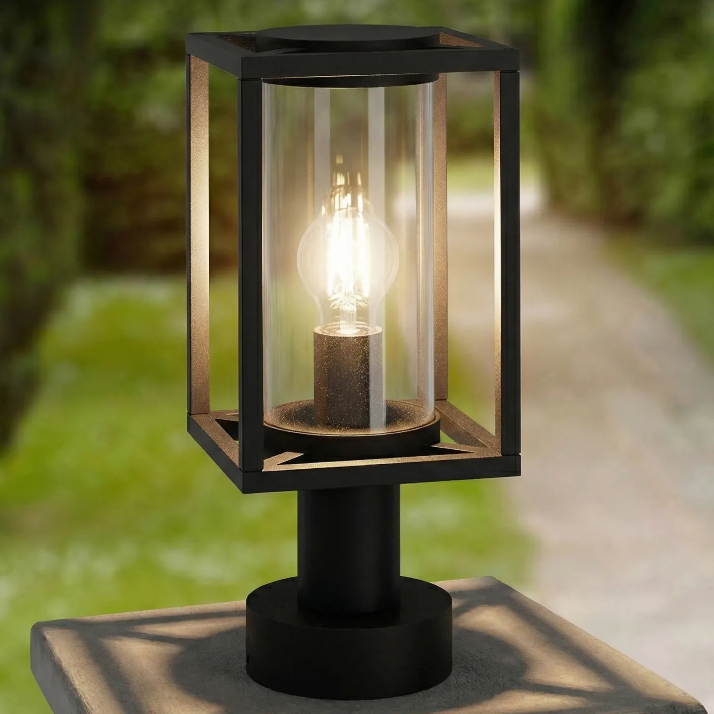 Ferda Utendørs Hage Lampe H36 Graphite - Lucande - Terrasse - Moderne - Aluminium - Med en lyskilde