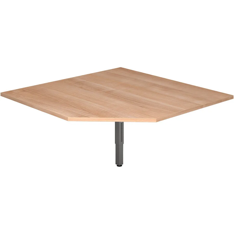 Anbautisch Office nussbaum Holzwerkstoff B 120 T 120 cm