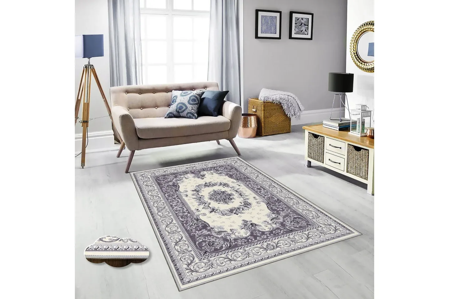 Homefesto Matta 80x120 cm - Multifärgad