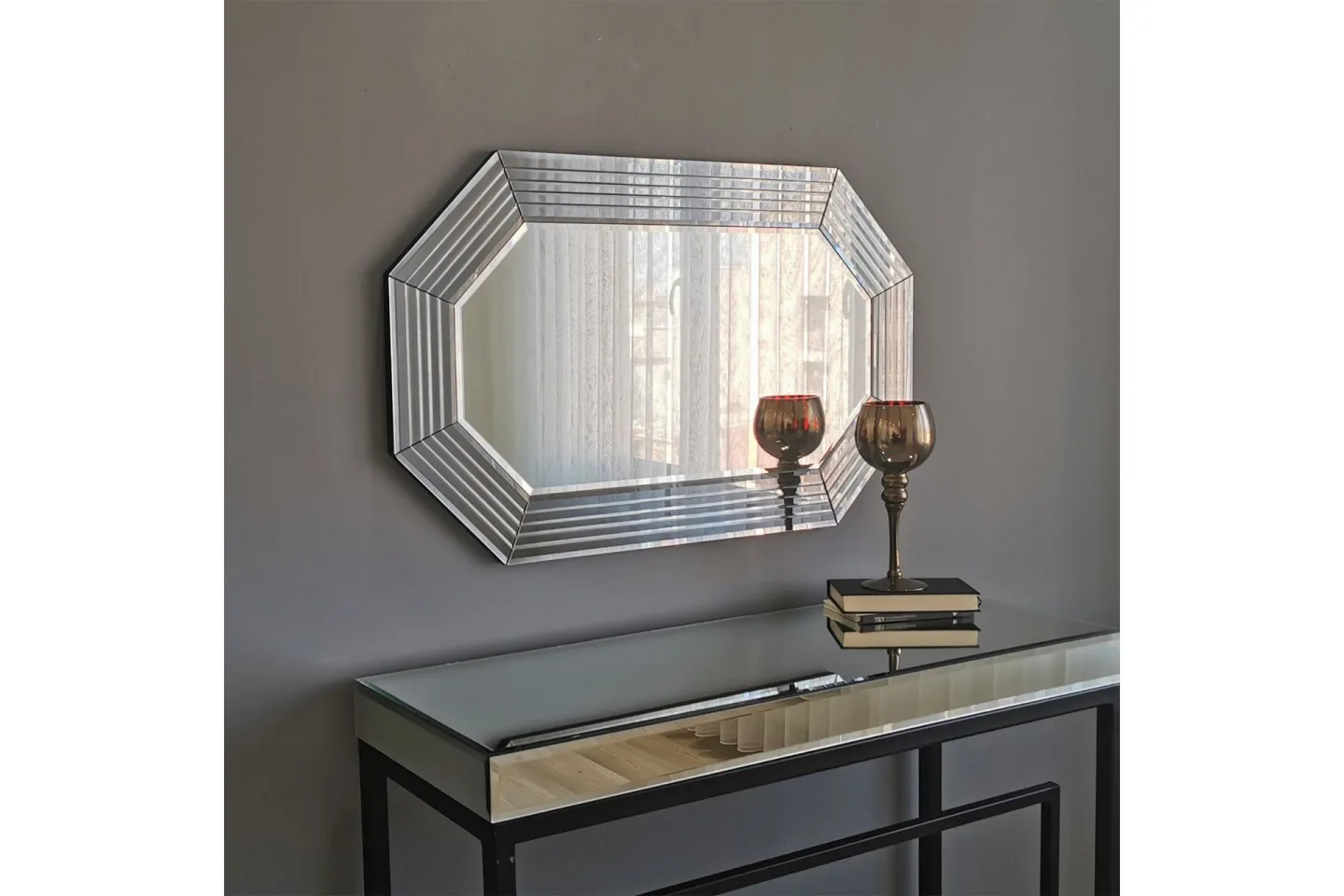 Tajima Dekorationsspegel 60 cm - Silver