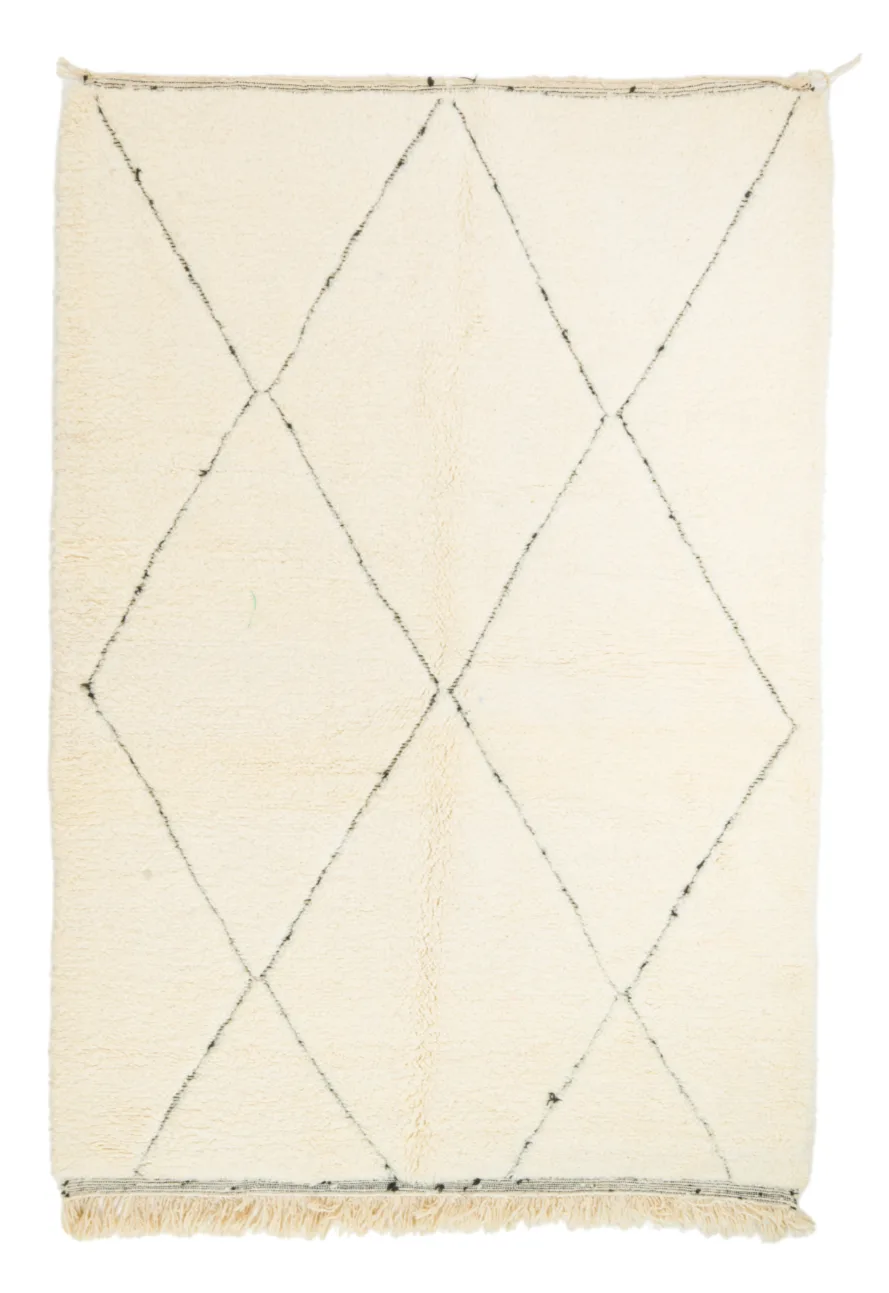 Kelim-teppe Marokkansk Beni Ourain 170 x 250 cm (Størrelse: 170 x 250 cm)