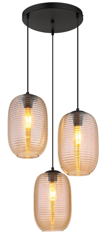 Globo Lighting - Jefrey Ø47 - Taklampa - Amber