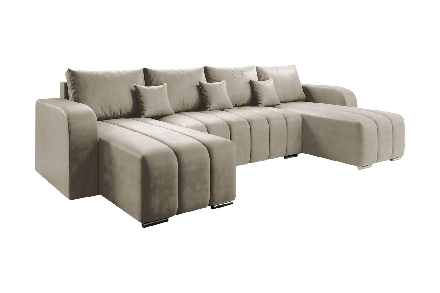 Zulueta 8-sits Bäddsoffa Vänster - Beige