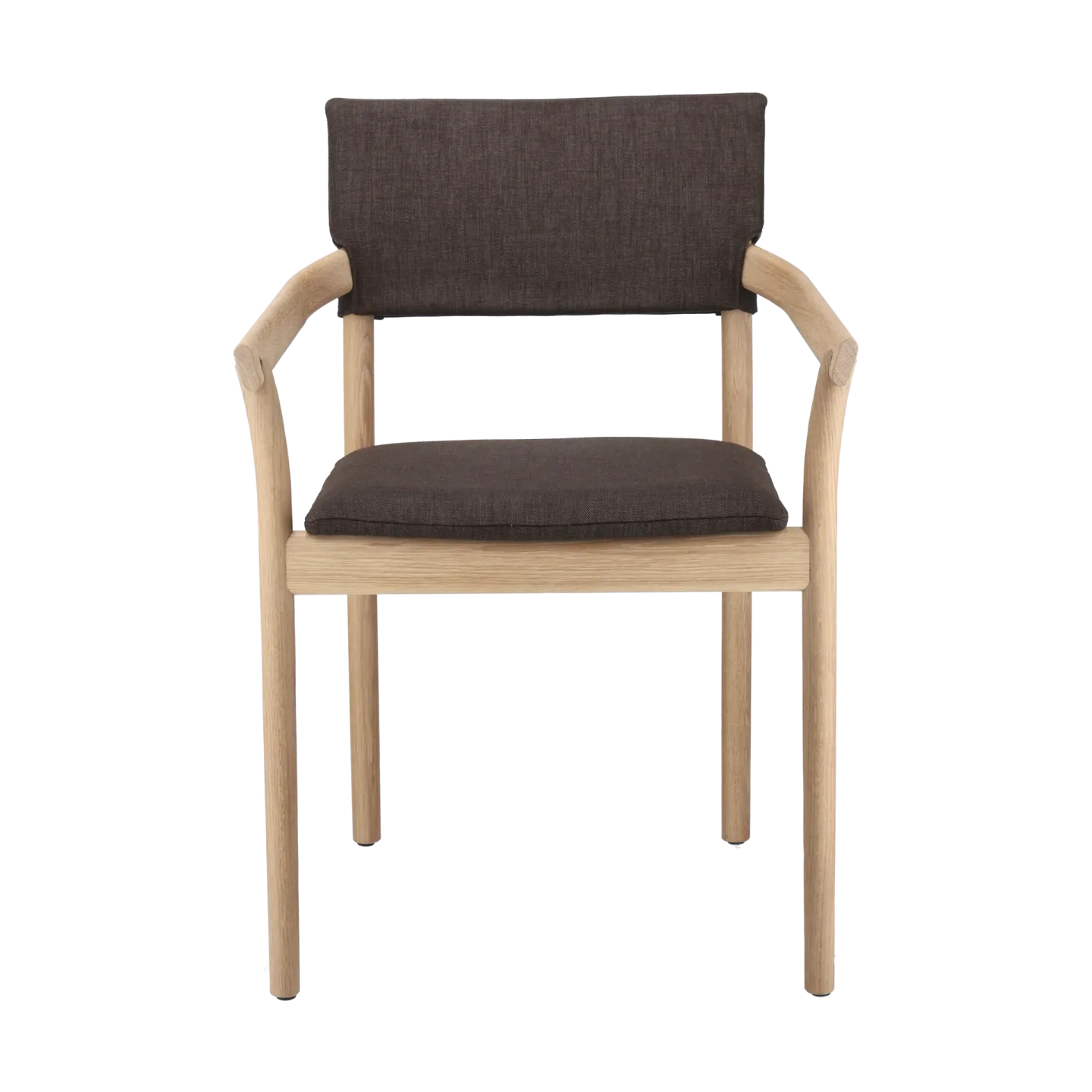 Gärsnäs Vyn karmstol klädd rygg och sits Monocoat natural-Lido 46 mole