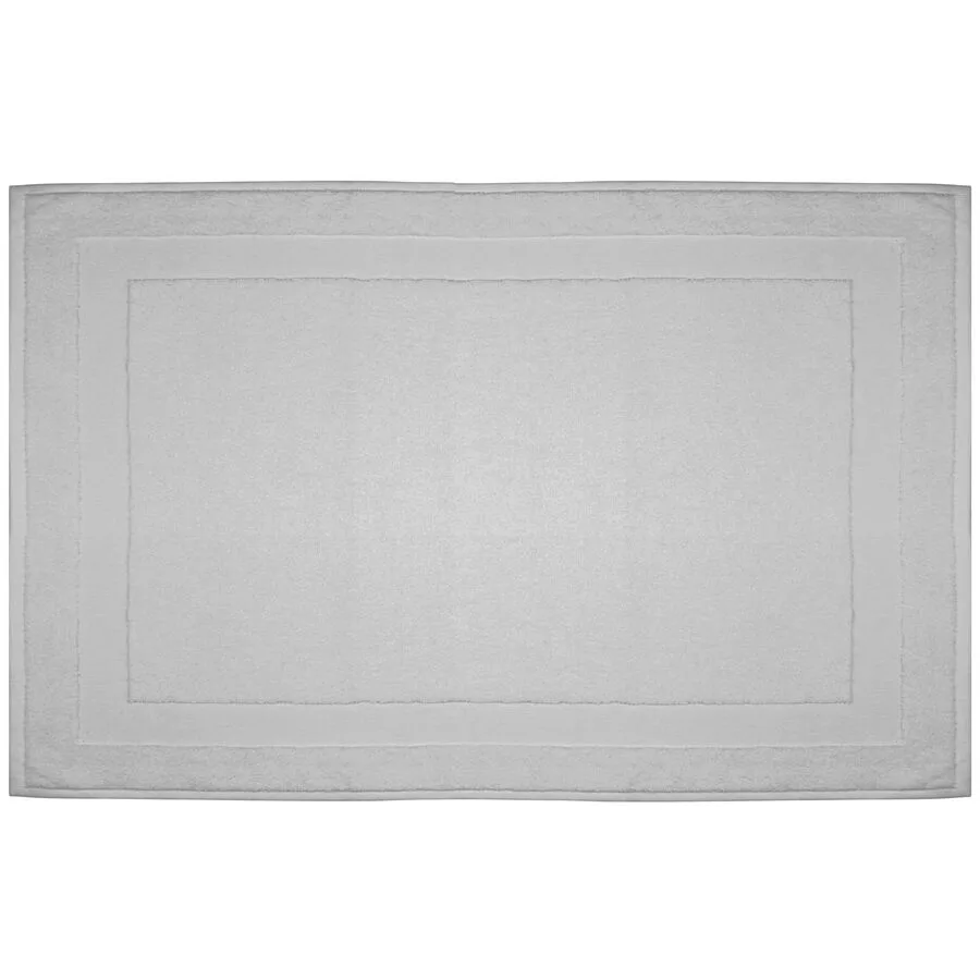 Badteppich Nea Grau Baumwolle 50 cm 75 cm